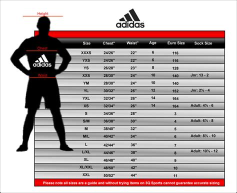 adidas clothing size guide uk.